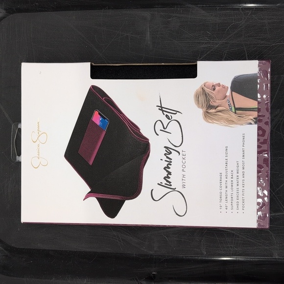 NEW Jessica Simpson Slimming Belt with Pocket 10" Torso Coverage 40" Length - Picture 3 of 6
